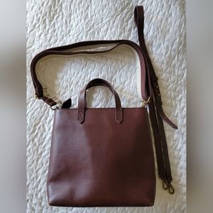 Madewell Leather Cross Body Bag With Multiple Straps